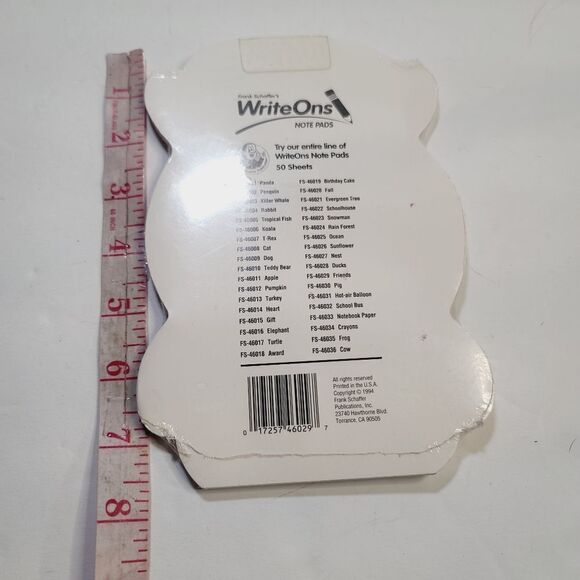 Vintage 90s Frank Schaffer's Write Ons Kids of the World Notepad Stationary - Picture 7 of 8